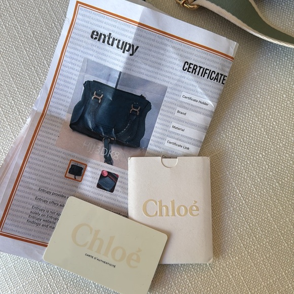 Chloe Eucalyptus Green Marcie Medium Tote Shoulder Bag - Picture 3 of 10